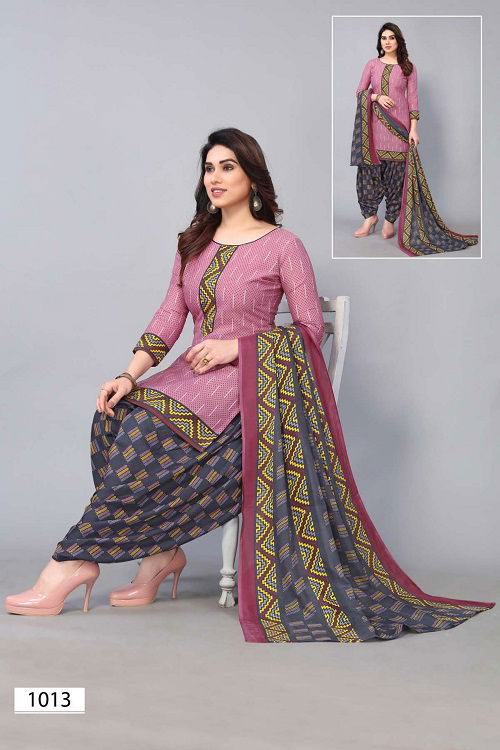 Patiyala Special 1002 Regular Wear Wholesale Cotton Dress Material